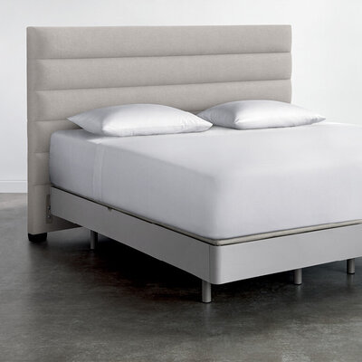 Horizontal upholstered headboard deals