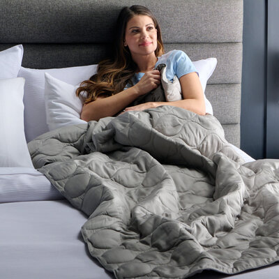 Lyocell Zinc Lightweight Hypoallergenic Blanket Sleep Number