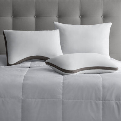 plush comfort curved pillow