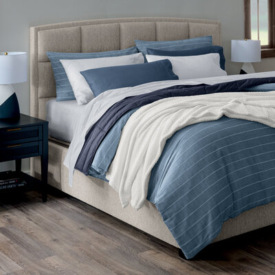 【状態良好】A BOOK OF BEDS Windowpane curve upholstered bed | Sleep Number